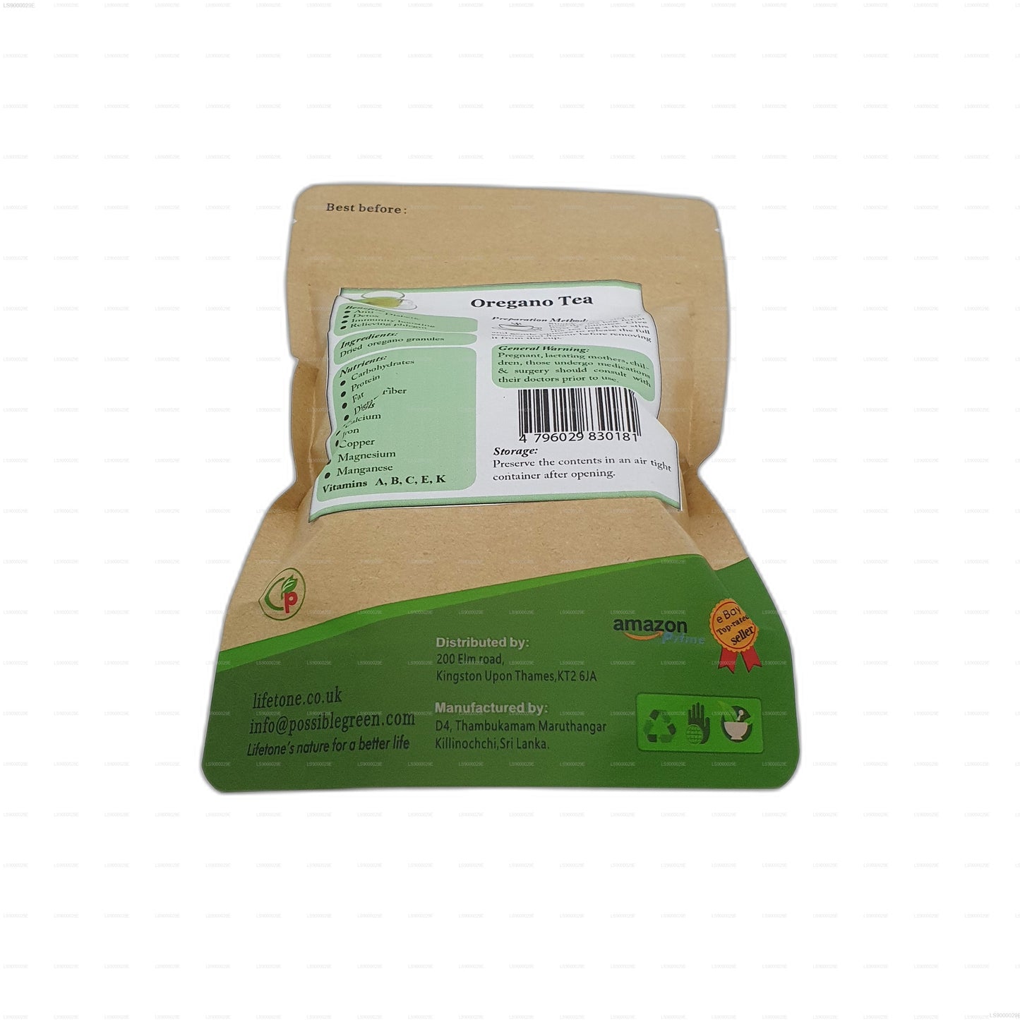 Lifetone Oregano-Tee (30g)