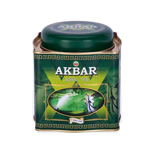 Akbar Classic Grüntee-Blatttee (250 g) Dose