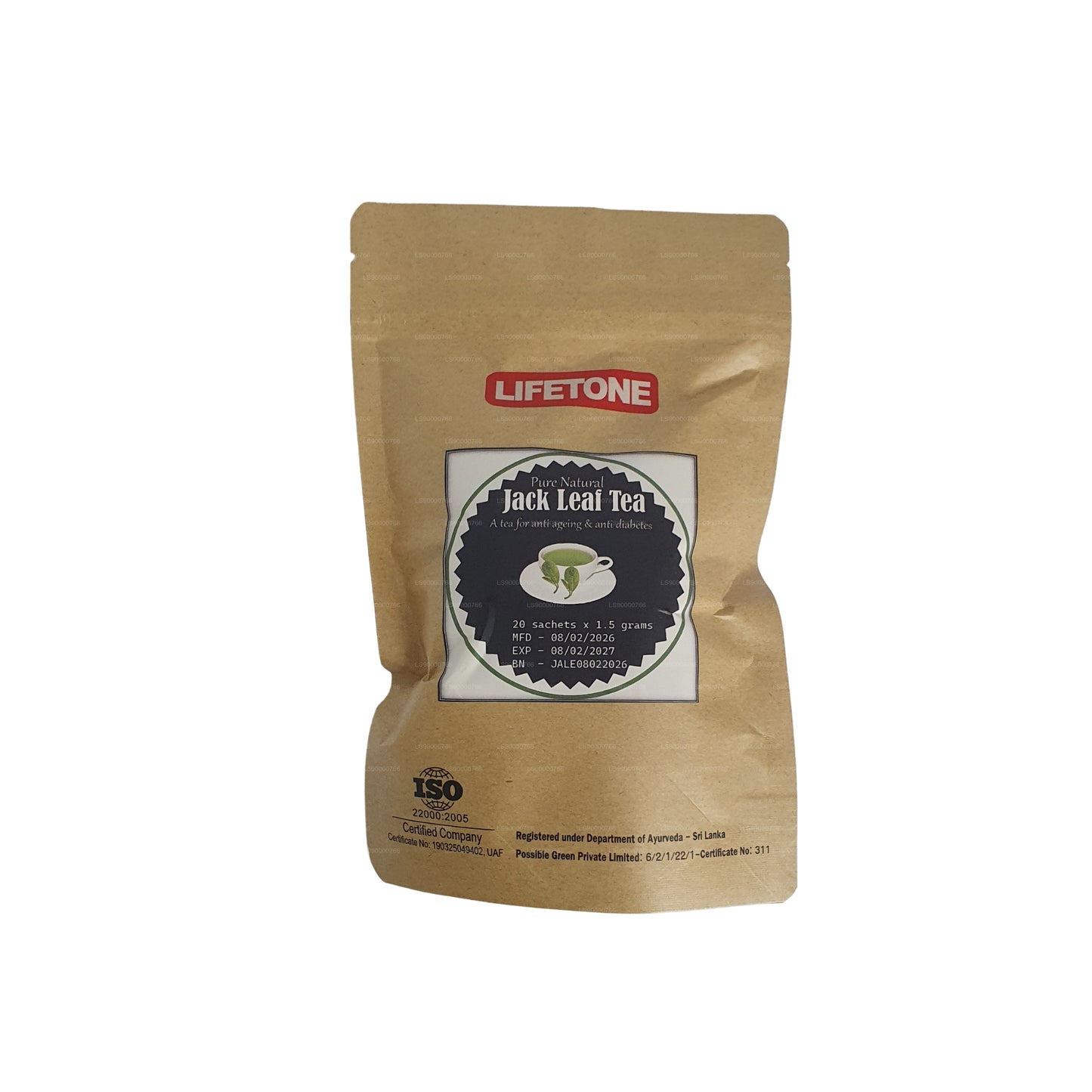 Lifetone Jackfrucht-Blatttee (40 g)