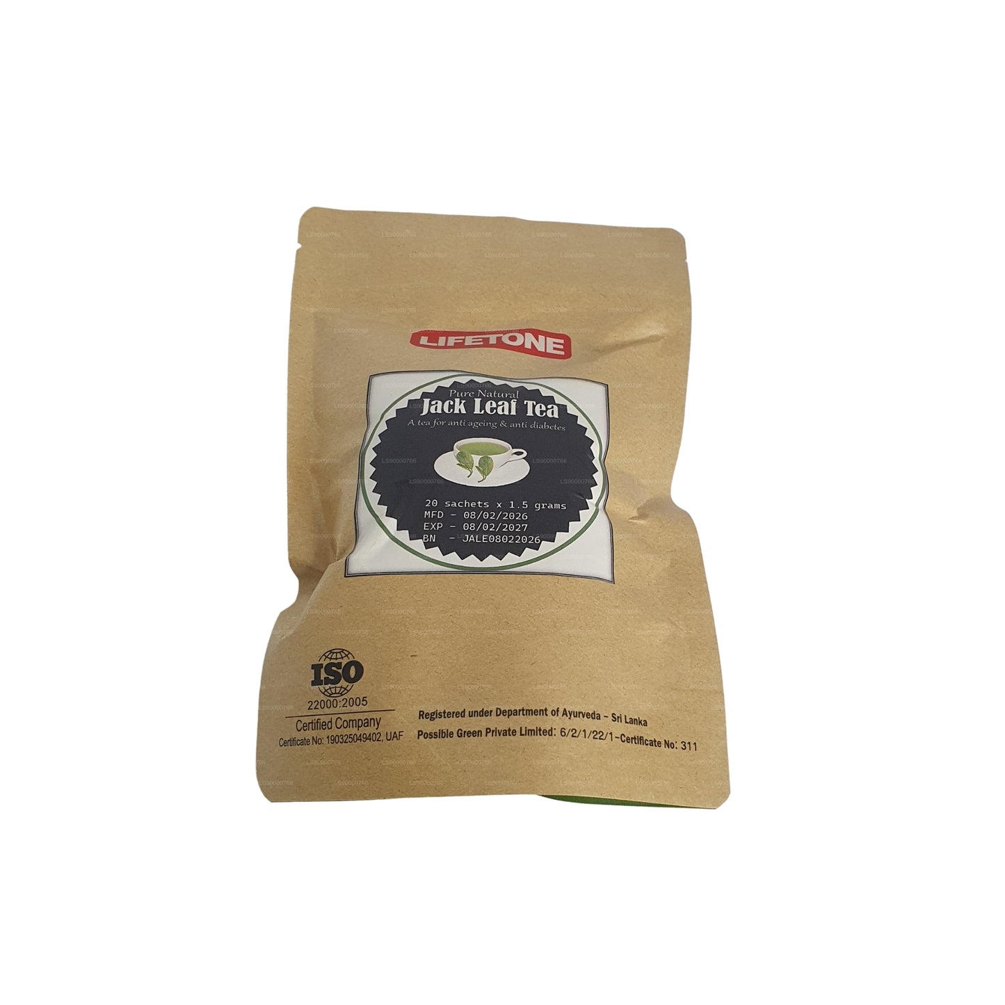Lifetone Jackfrucht-Blatttee (40 g)