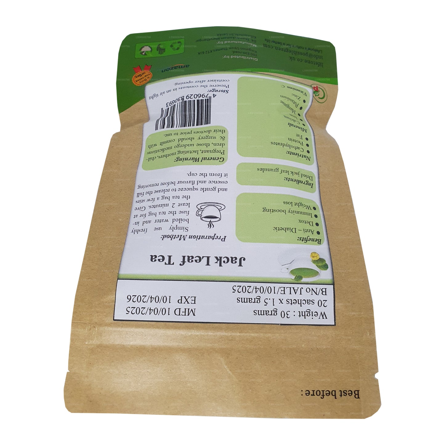Lifetone Jackfrucht-Blatttee (40 g)