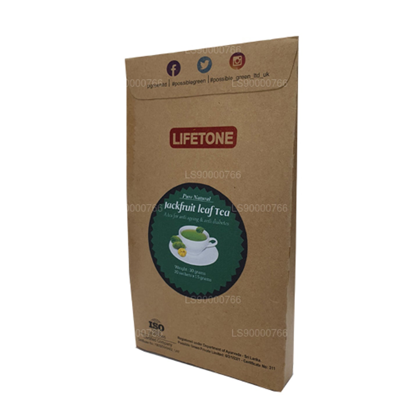 Lifetone Jackfrucht-Blatttee (40 g)