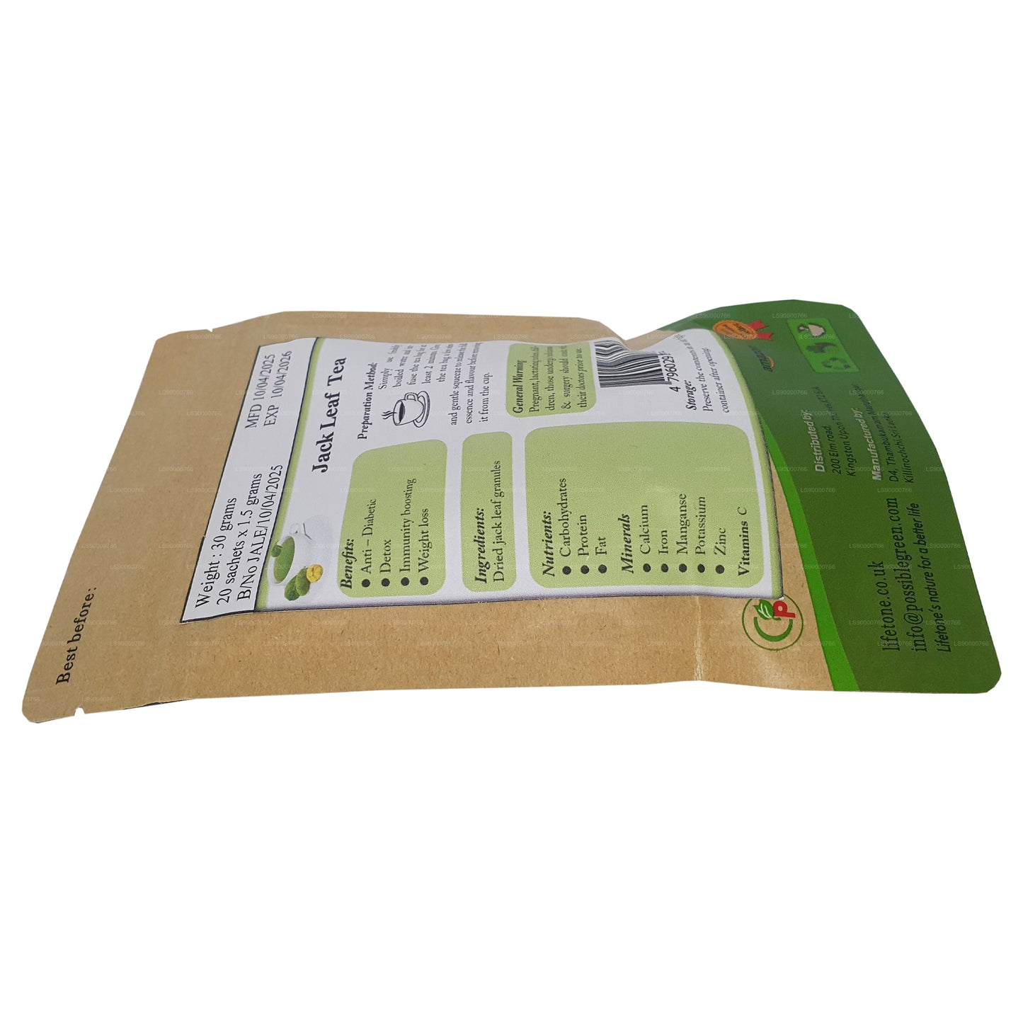 Lifetone Jackfrucht-Blatttee (40 g)