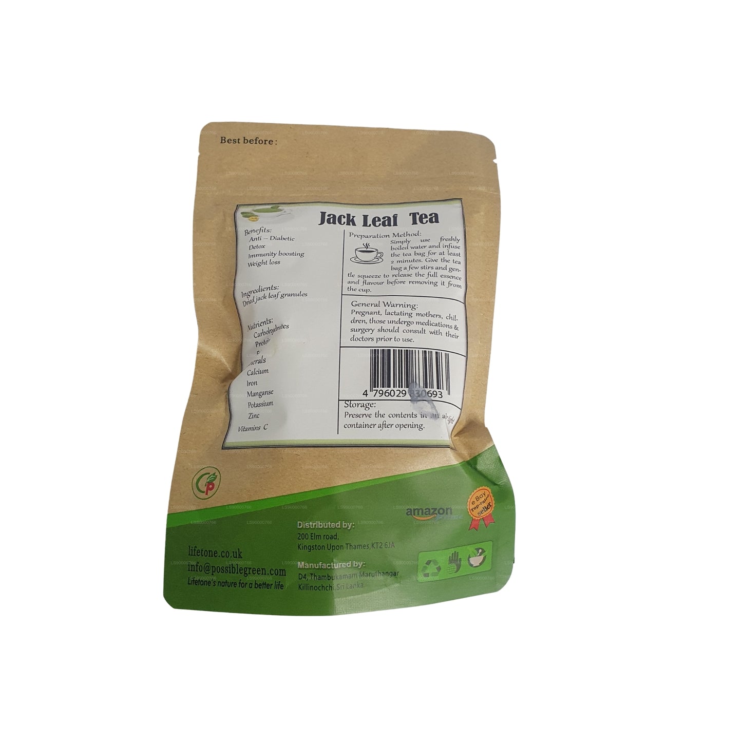 Lifetone Jackfrucht-Blatttee (40 g)
