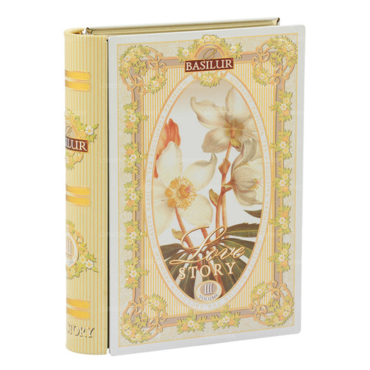 Basilur Teebuch „Love Story – Band III“ (100g) Caddy