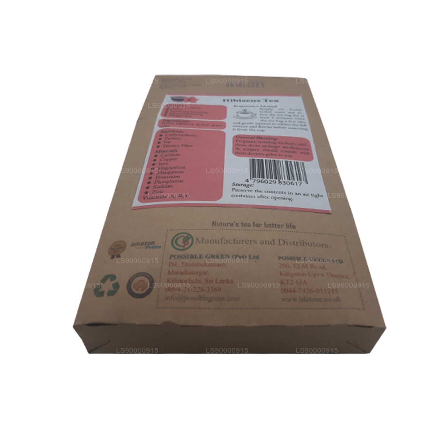 Lifetone Hibiskus-Blumentee (30 g)