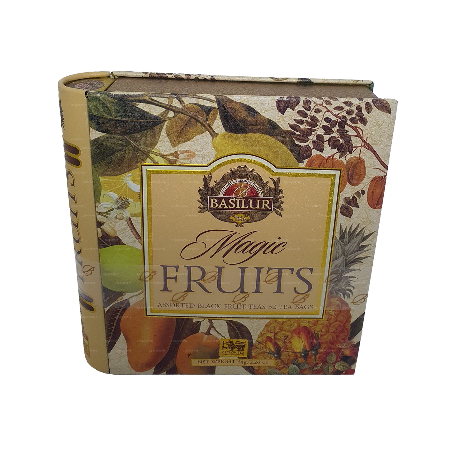 Basilur Teebuch „Magic Fruits Assorted“ (64 g) Caddy