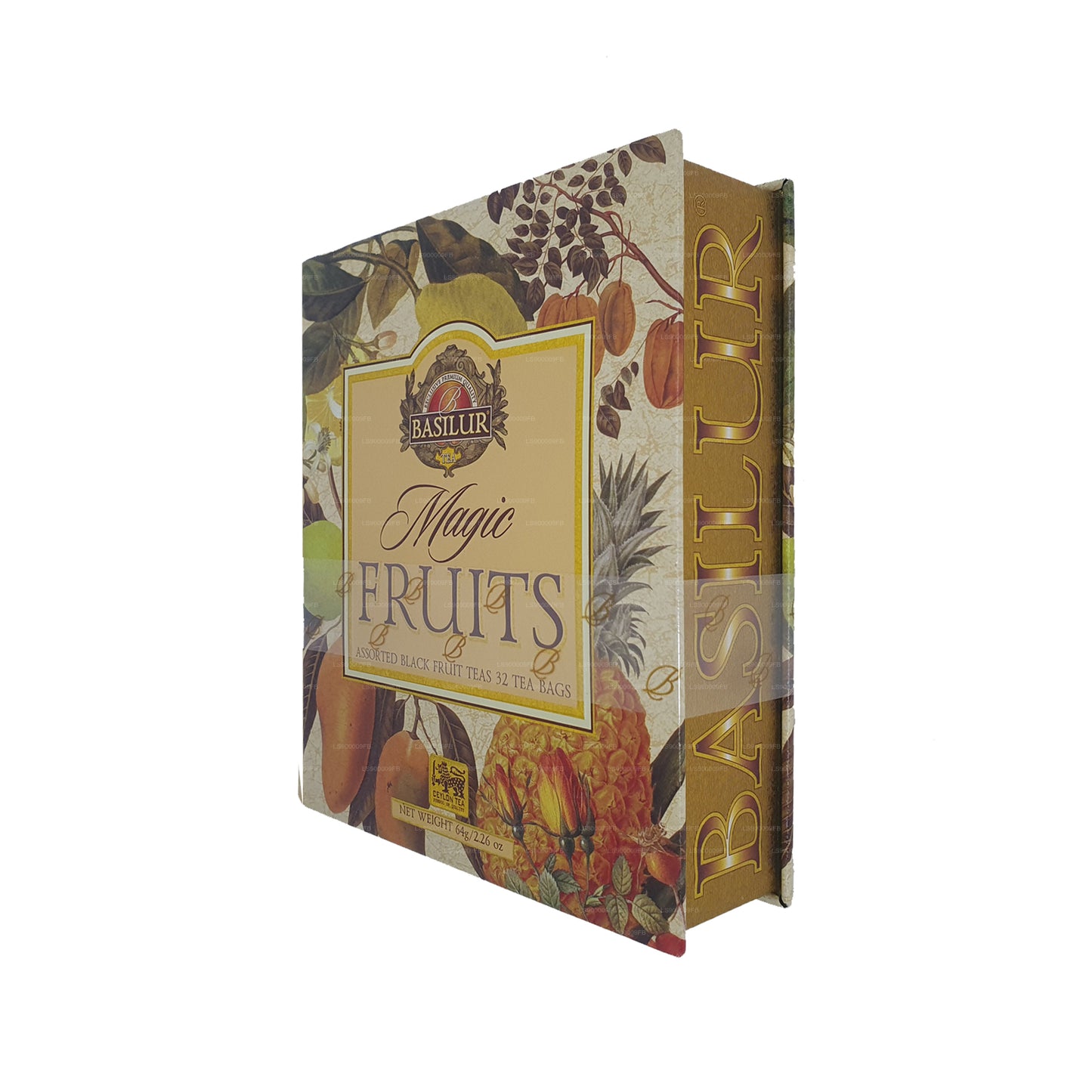 Basilur Teebuch „Magic Fruits Assorted“ (64 g) Caddy