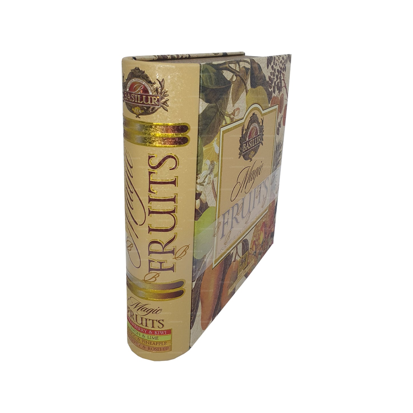 Basilur Teebuch „Magic Fruits Assorted“ (64 g) Caddy