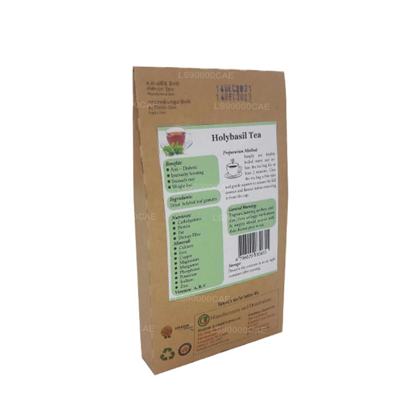 Lifetone Heiliger Basilikum-Tee (30g)