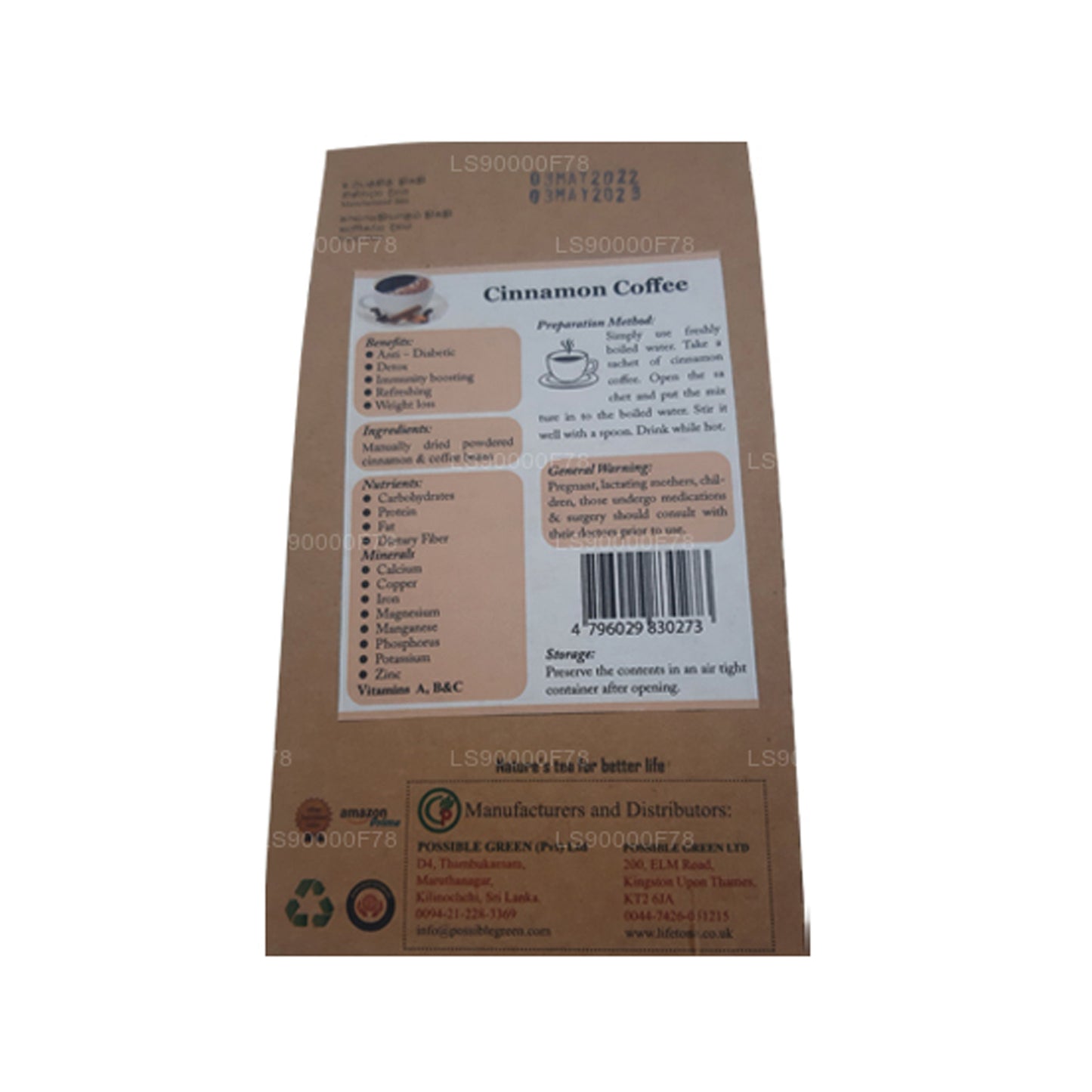 Lifetone Zimtkaffee (40g)
