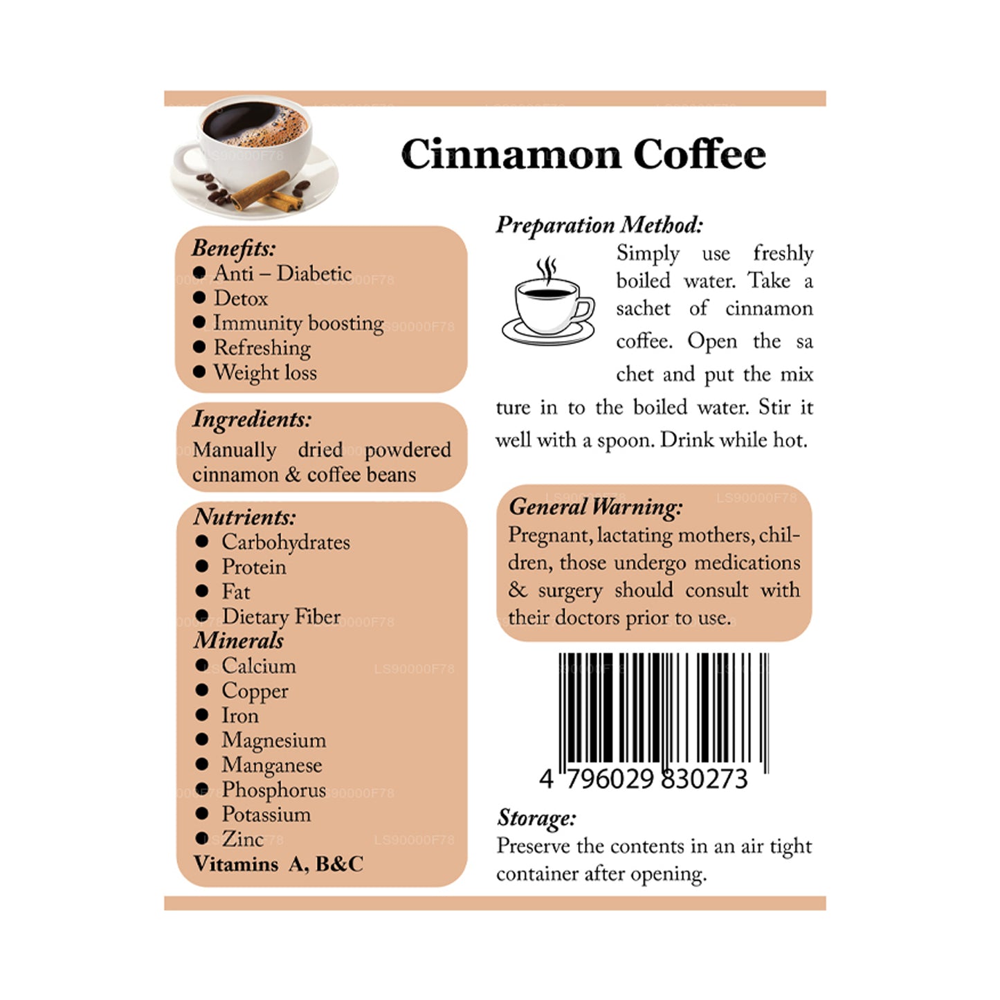 Lifetone Zimtkaffee (40g)