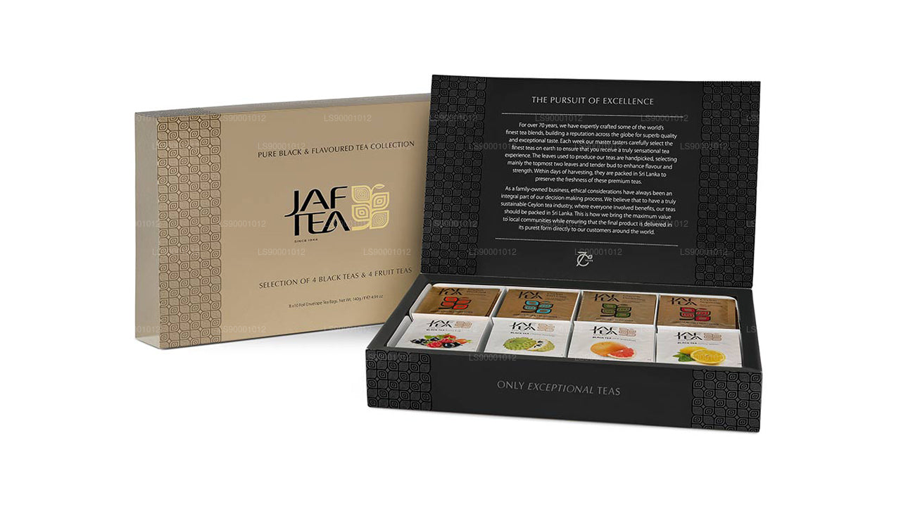 Jaf Tea Pure Black &amp; Flavoured Black Tea Folienumhüllte Teebeutel (140 g)