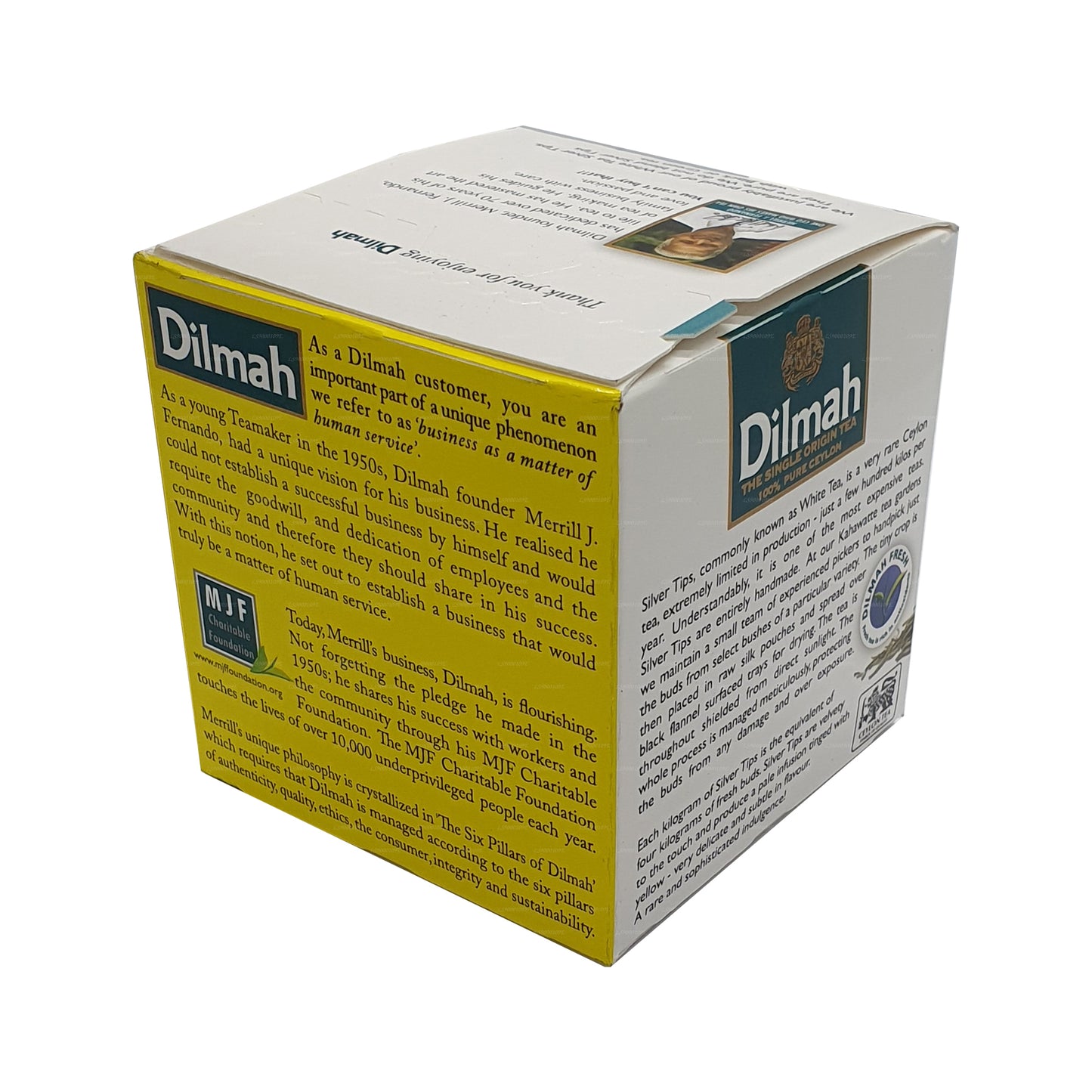 Dilmah Real White Tea Ceylon Silberspitzen (20 g) 10 Teebeutel