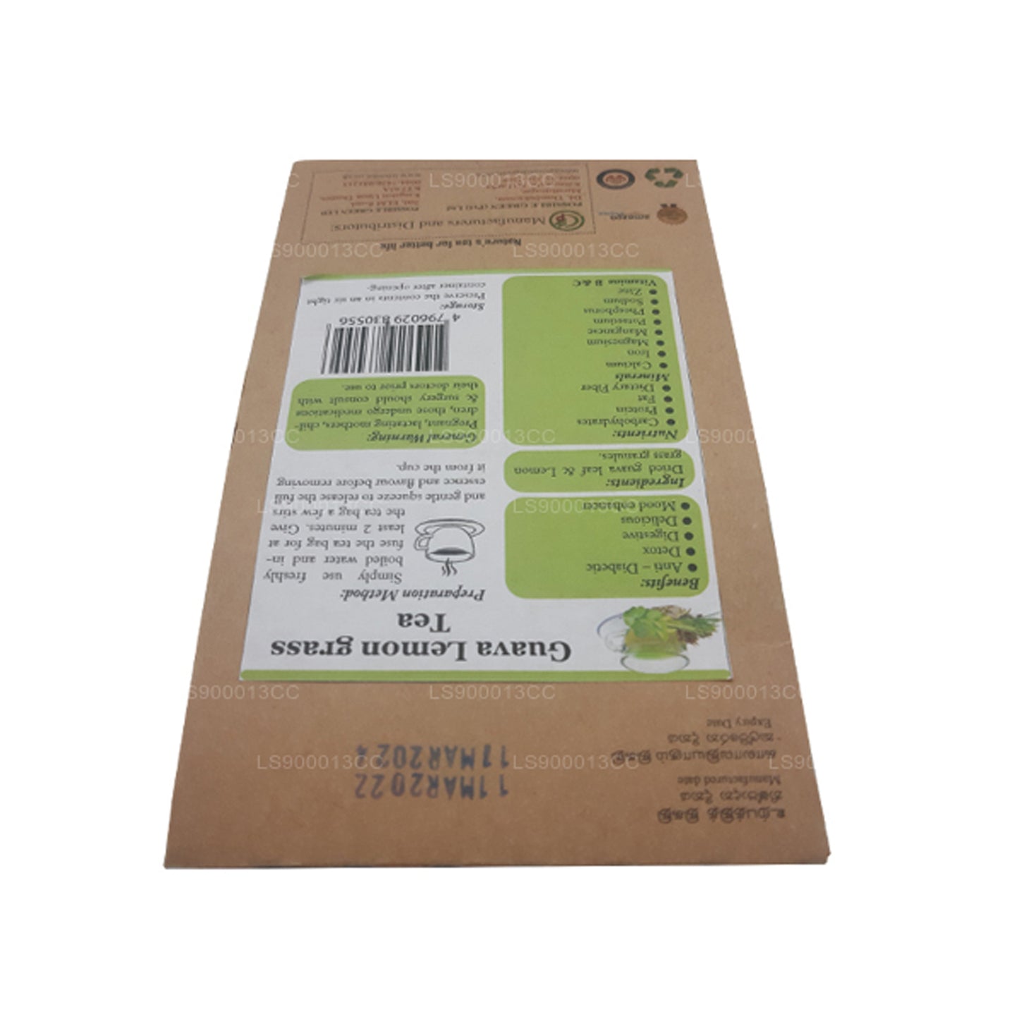 Lifetone Guaven-Zitronengras-Tee (30 g)
