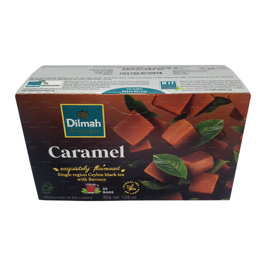 Dilmah Ceylon-Schwarztee mit Karamellgeschmack (30 g) 20 Teebeutel
