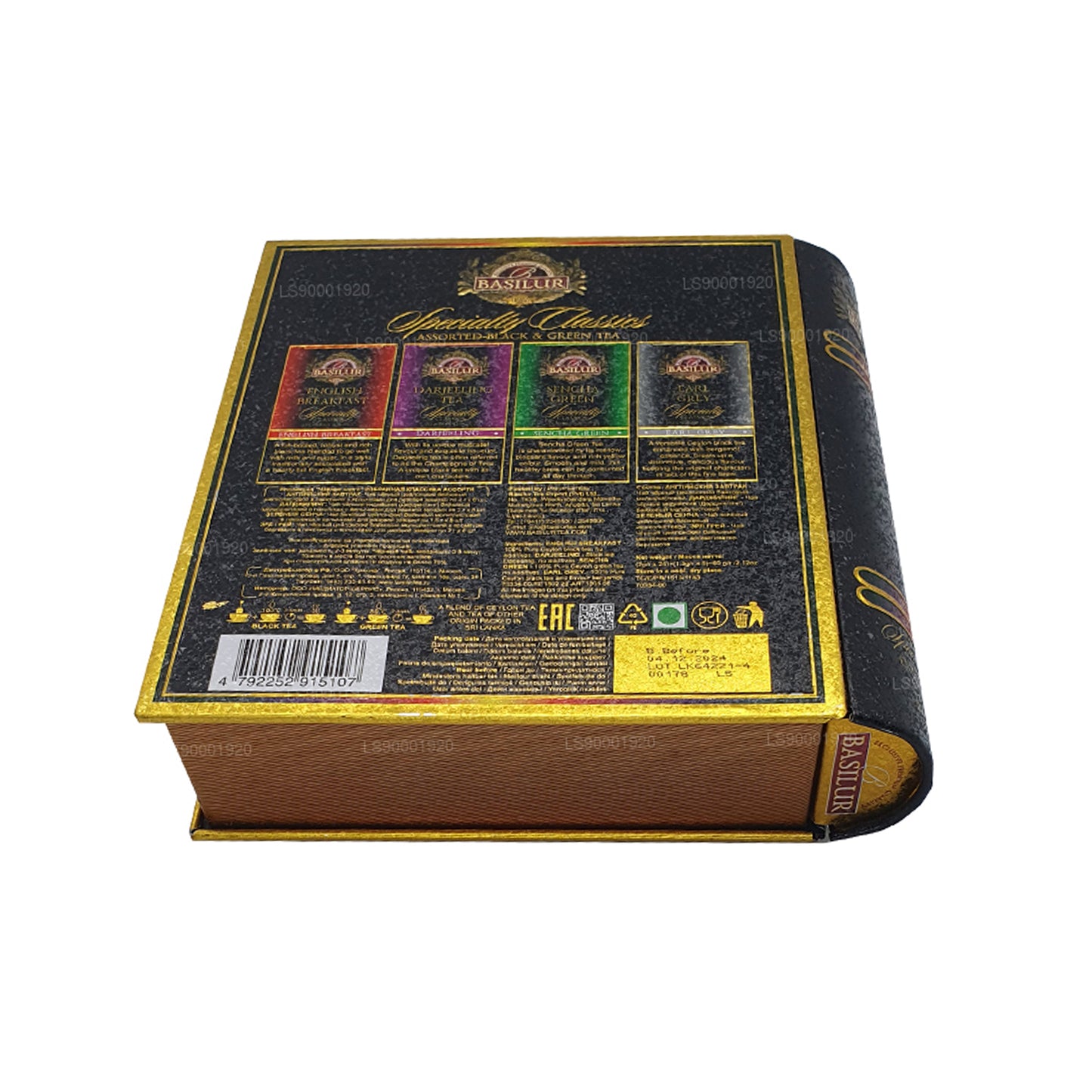 Basilur Teebuch „Specialty Classic Dose“ (60 g)