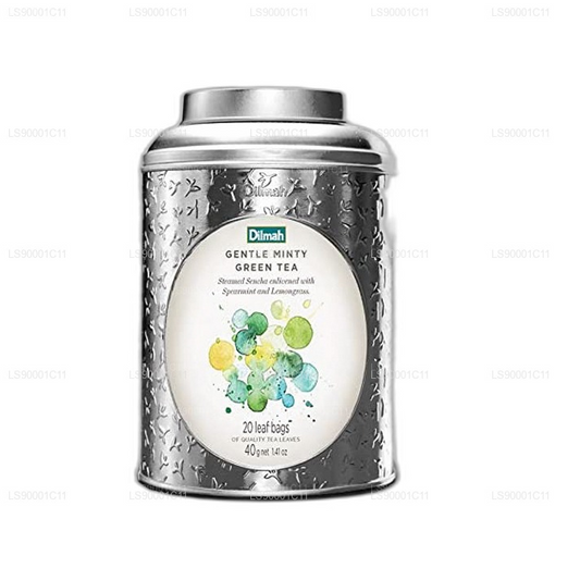 Dilmah Vivid Gentle Minty Green Tea Teebeutel (40 g) Dose