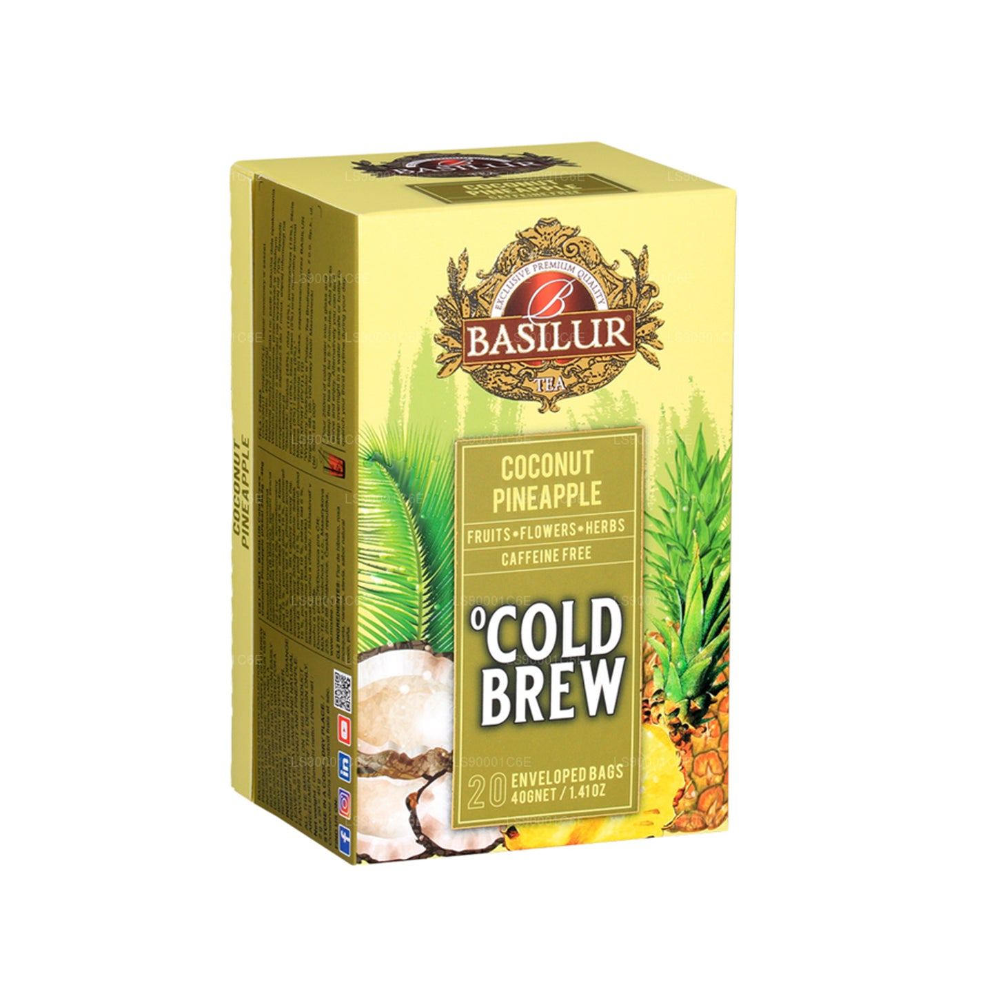 Basilur Cold Brew „Coconut Pineapple“ (40g) Box