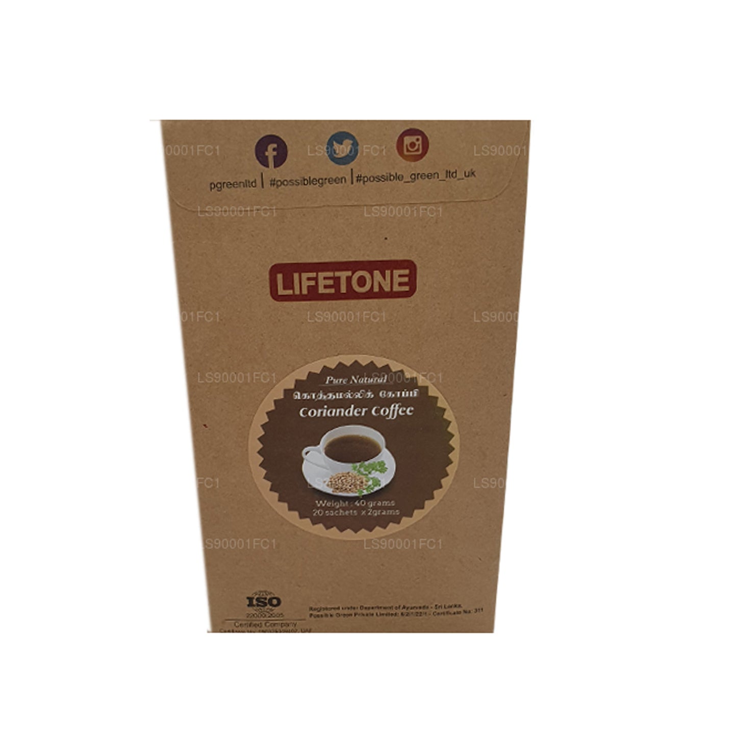 Lifetone Koriandersamenkaffee (40g)