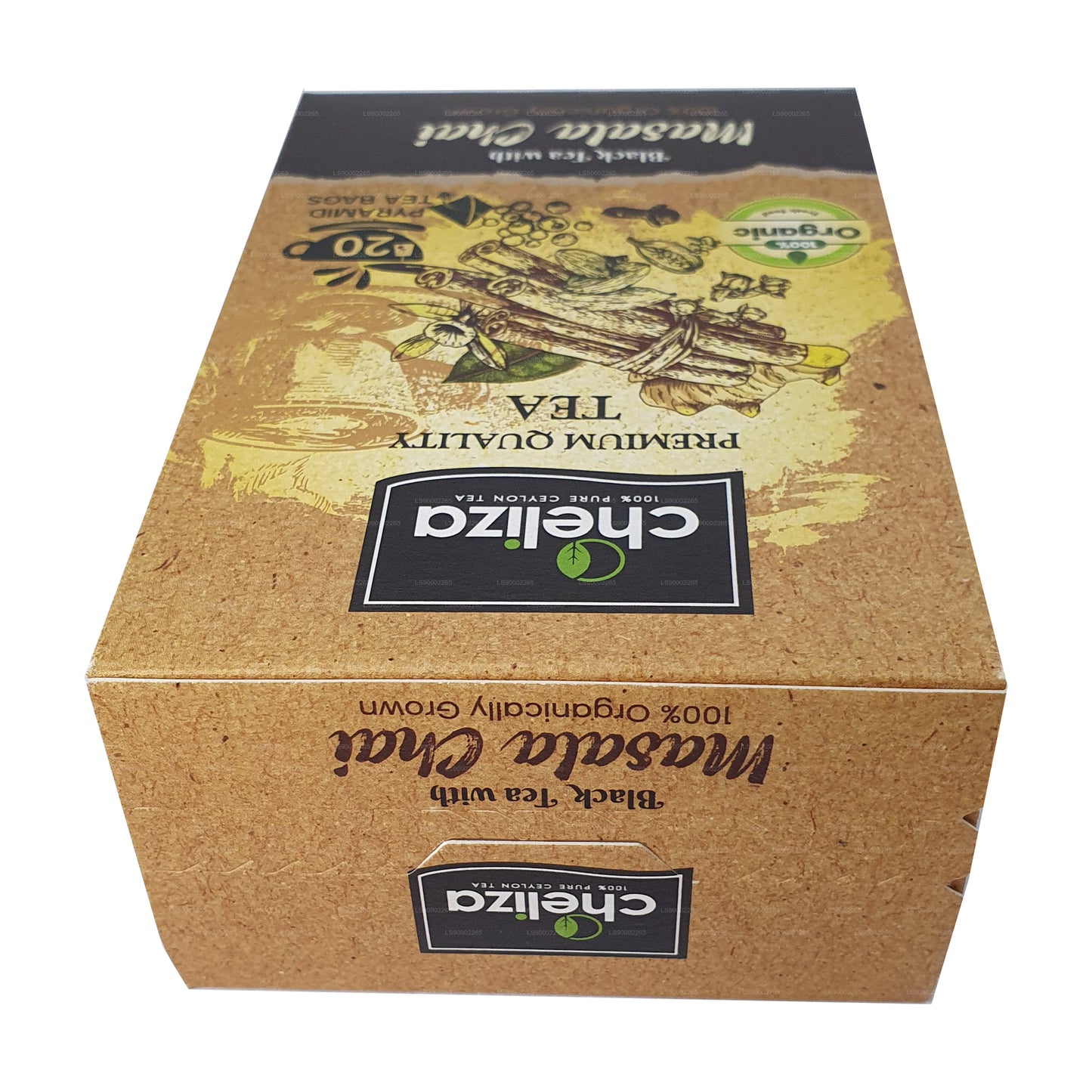 Cheliza Schwarzer Tee mit Masala Chai (50g) 20 Teebeutel