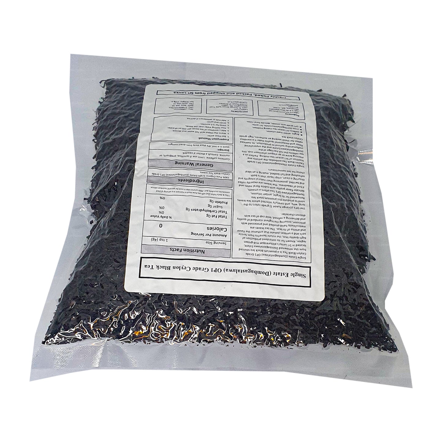 Lakpura Single Estate (Dombagastalawa) Ceylon-Schwarztee-Paket der Güteklasse OP1