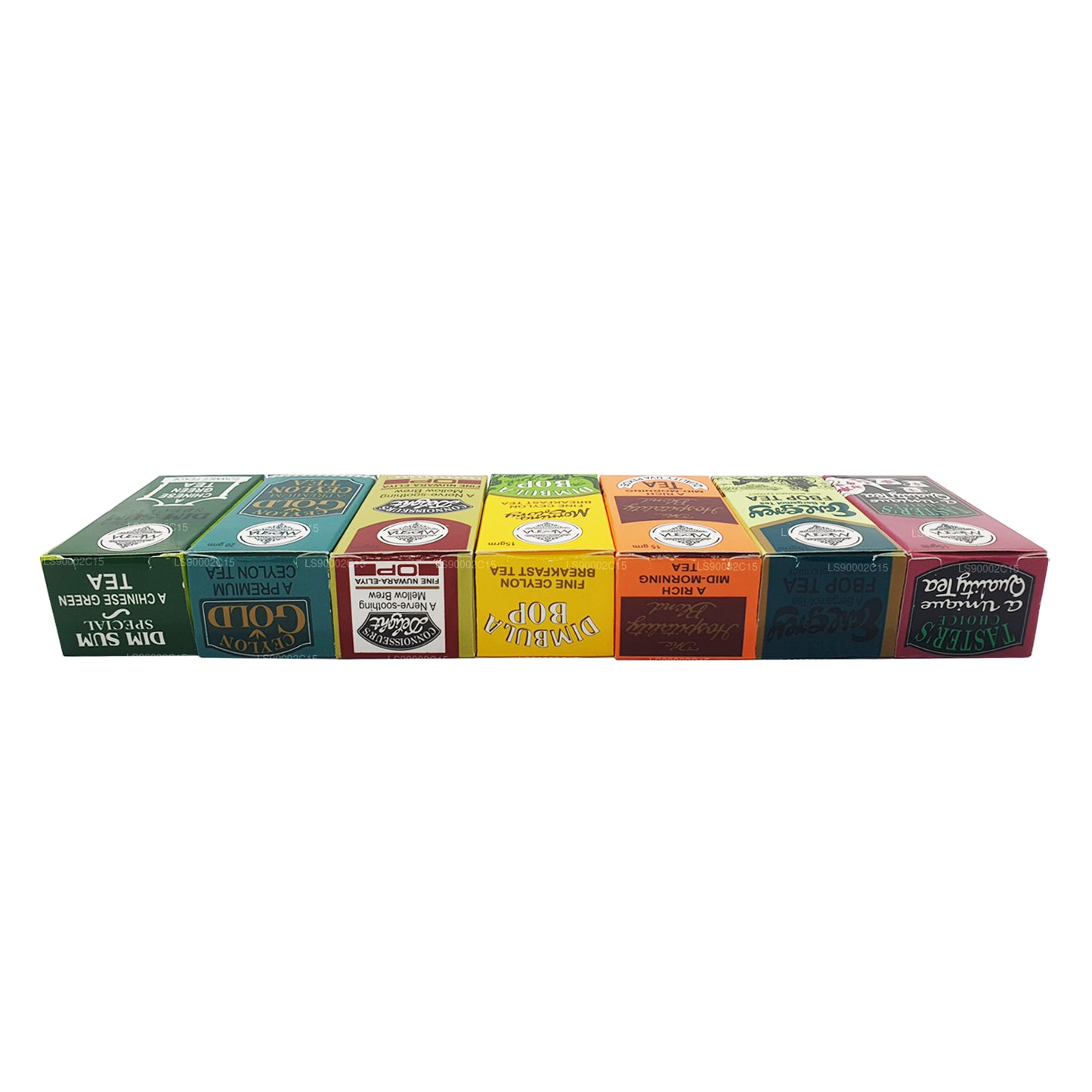 Mlesna 7 verschiedene Teekartons (100 g)