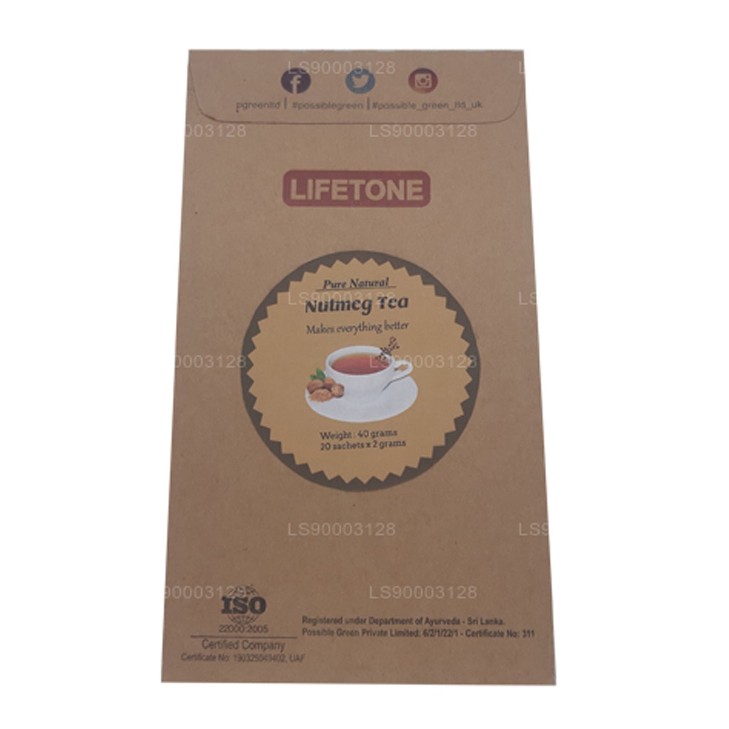 Lifetone Muskatnusstee (40g)