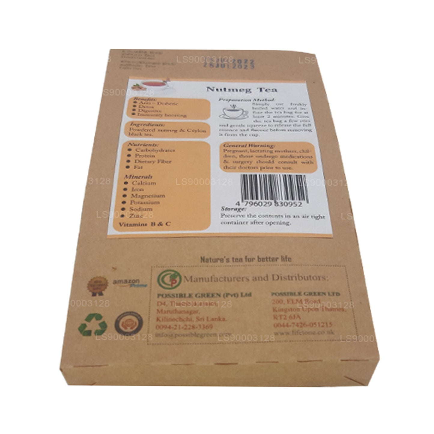 Lifetone Muskatnusstee (40g)