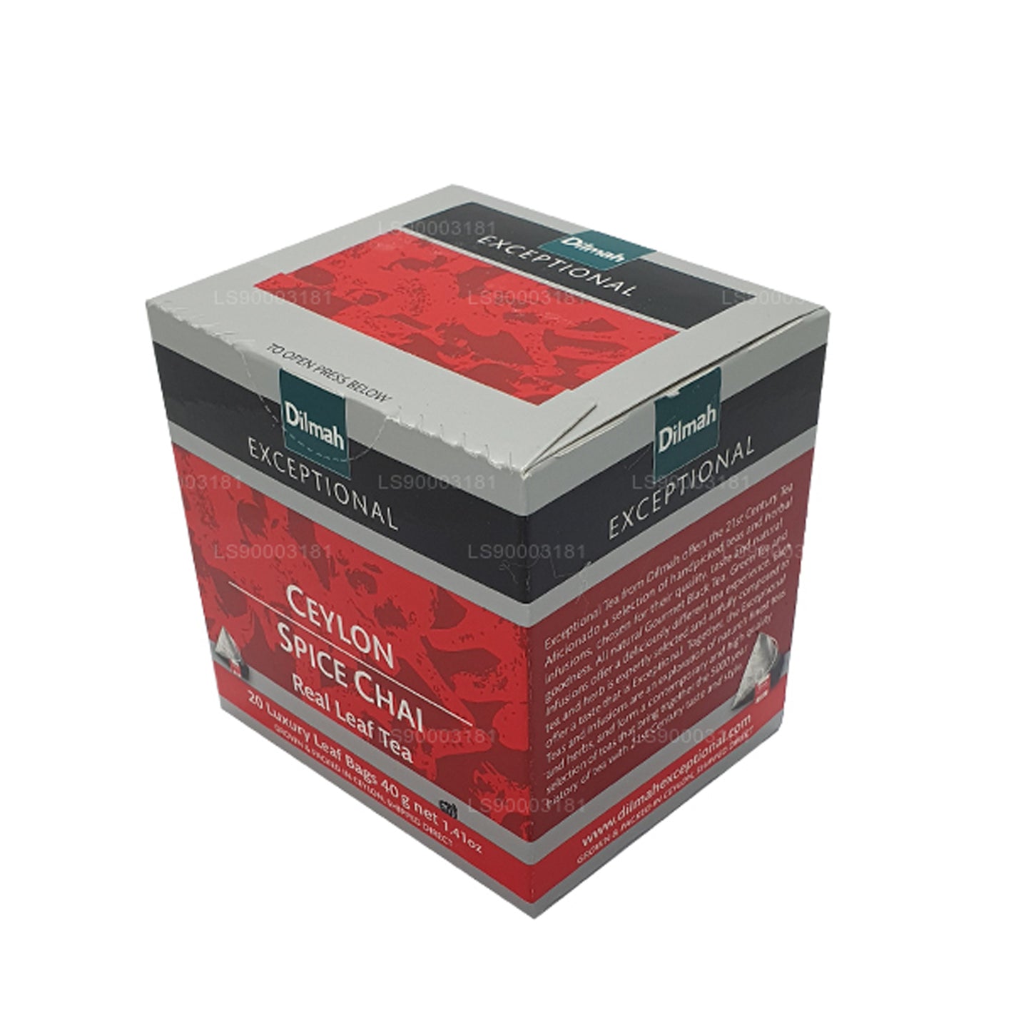 Dilmah Exceptional Ceylon Spice Chai (40 g) 20 Teebeutel