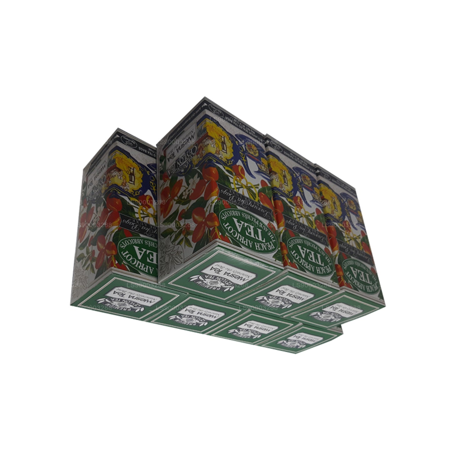 Mlesna Pfirsich-Aprikose-Luxus-Teebeutel (60 g x 7)