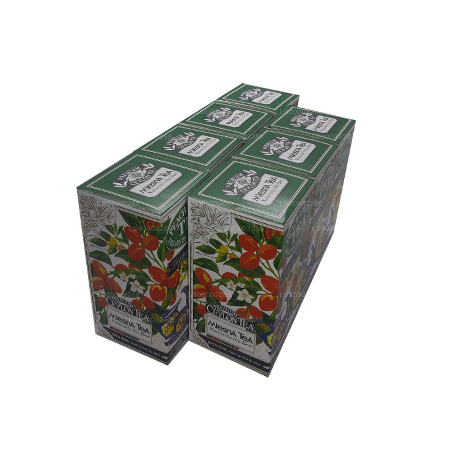 Mlesna Pfirsich-Aprikose-Luxus-Teebeutel (60 g x 7)