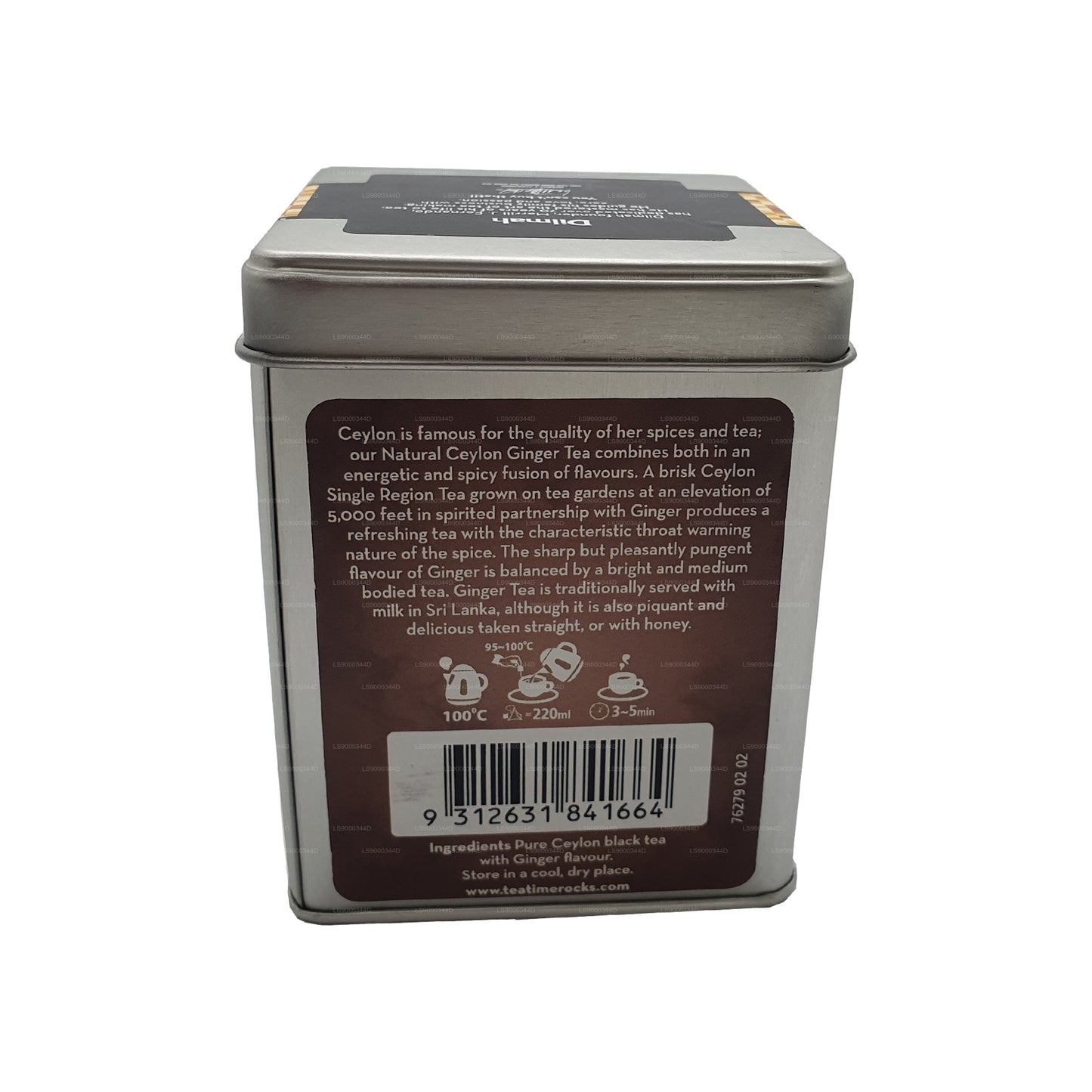 Dilmah Natürlicher Ceylon-Ingwer-Tee (100 g)