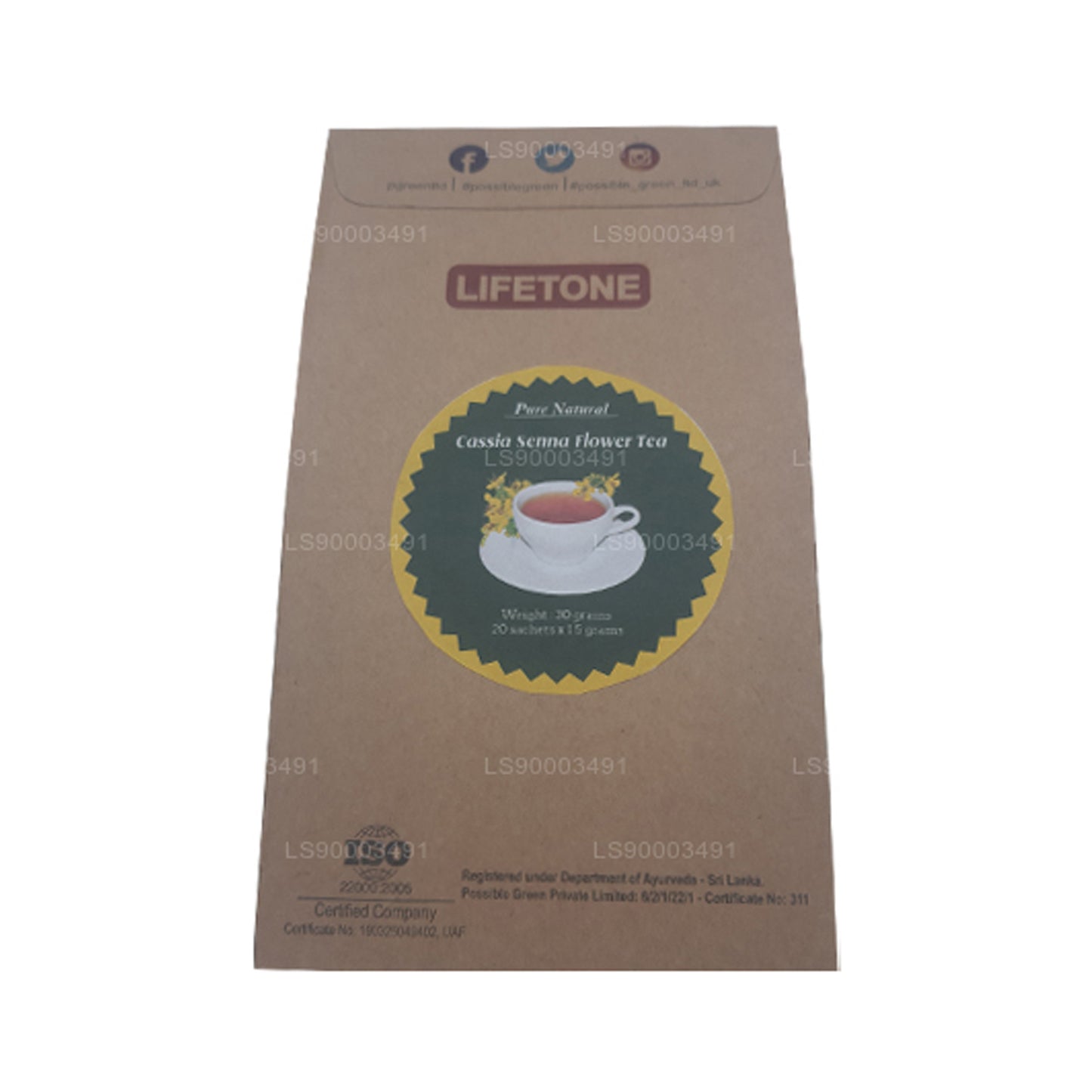 Lifetone Senna Blütentee (30g)
