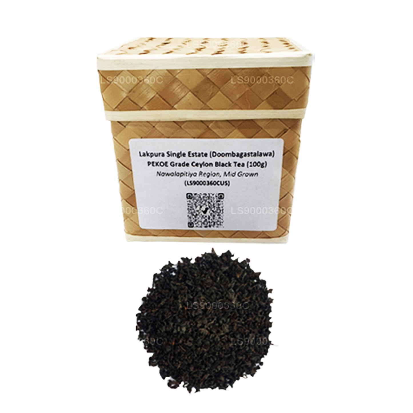 Lakpura Single Estate (Doombagastalawa) PEKOE Grade Ceylon Schwarztee (100 g)