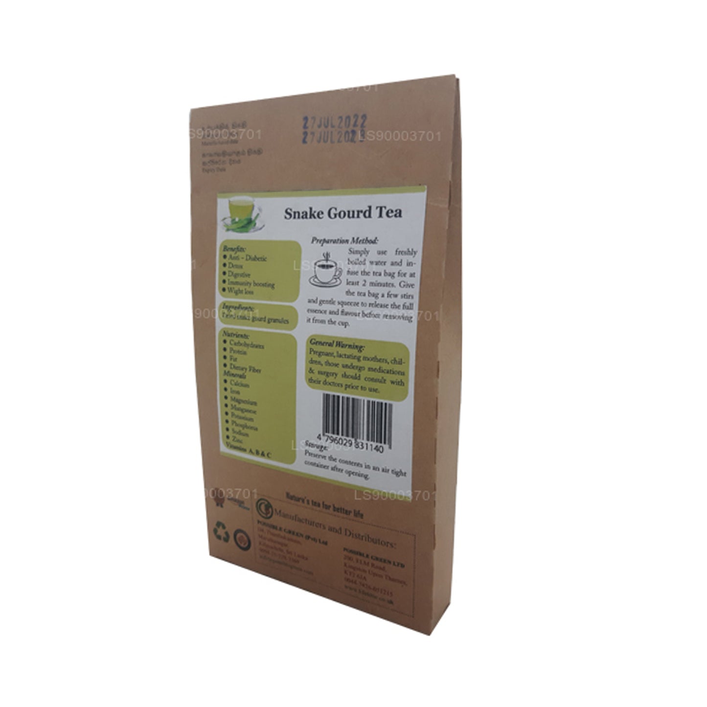 Lifetone Schlangenkürbistee (40g)