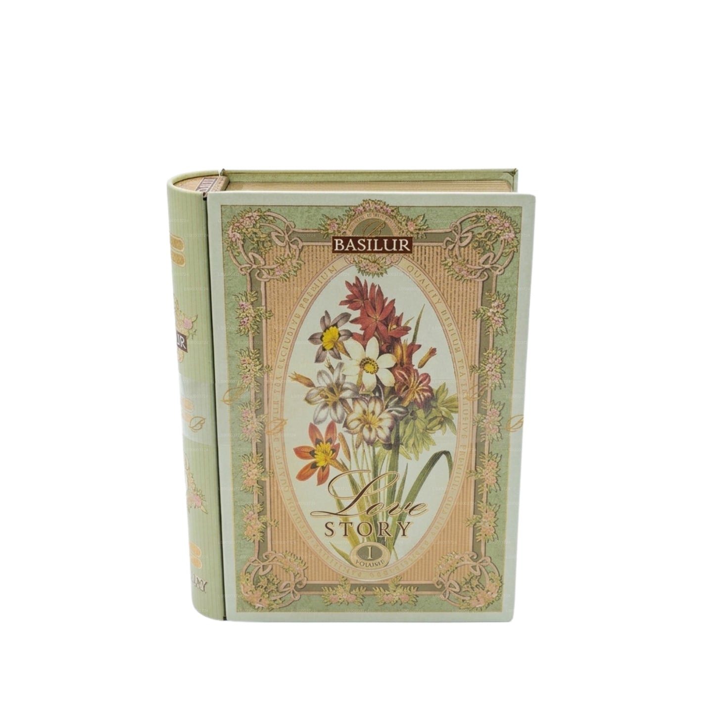 Basilur Teebuch „Love Story - Band I“ (100 g) Caddy