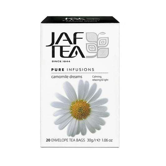 Jaf Tea Pure Infusions Collection Teebeutel, Camomile Dream, in Folie verpackt, 30 g