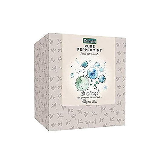 Dilmah Vivid Pure Peppermint Teebeutel Nachfüllpackung (40 g).