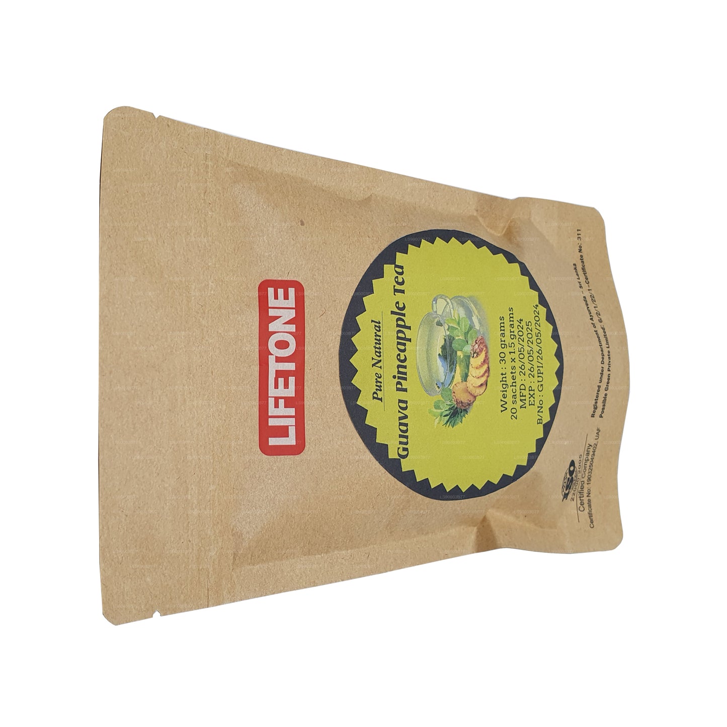 Lifetone Guave-Ananas-Tee (30 g) 20 Teebeutel