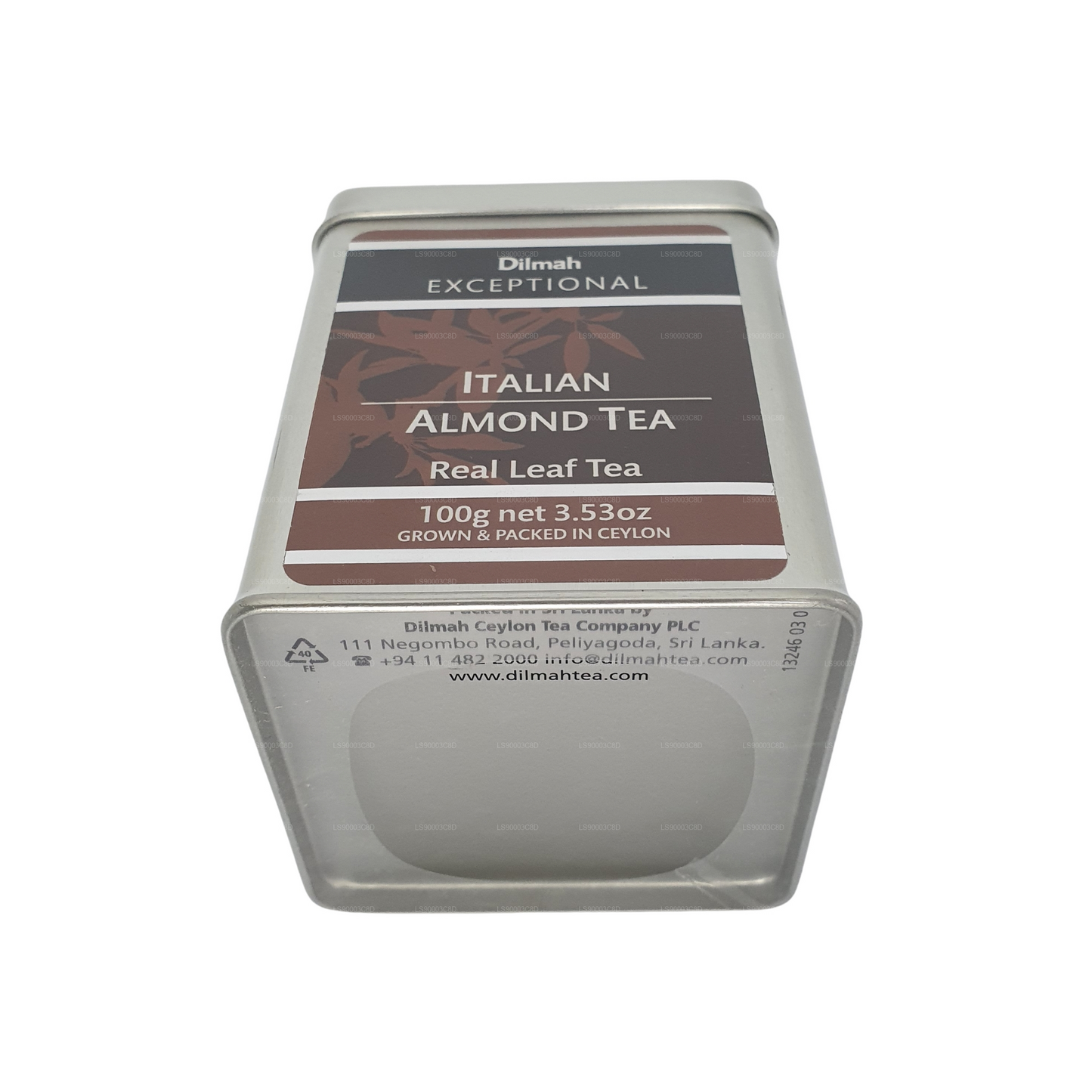 Dilmah Exquisiter Italienischer Mandeltee (100 g) Blechdose