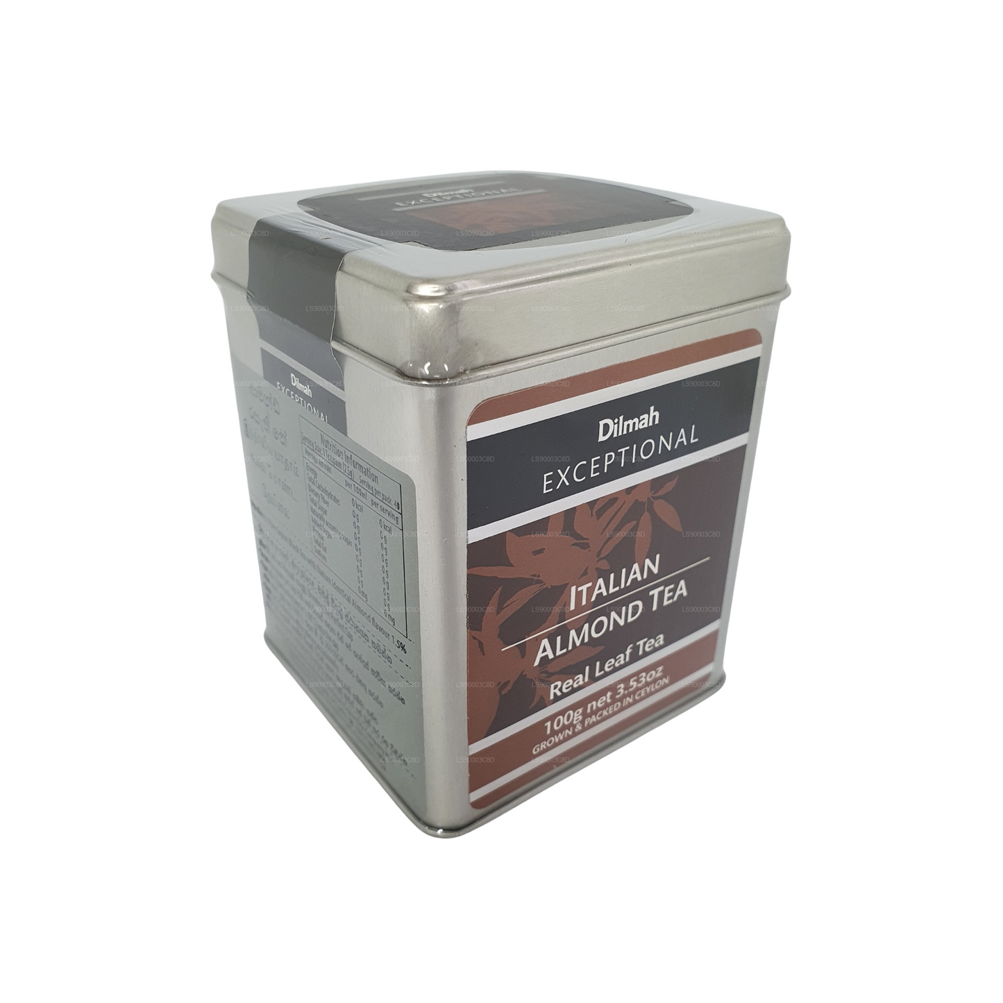 Dilmah Exquisiter Italienischer Mandeltee (100 g) Blechdose