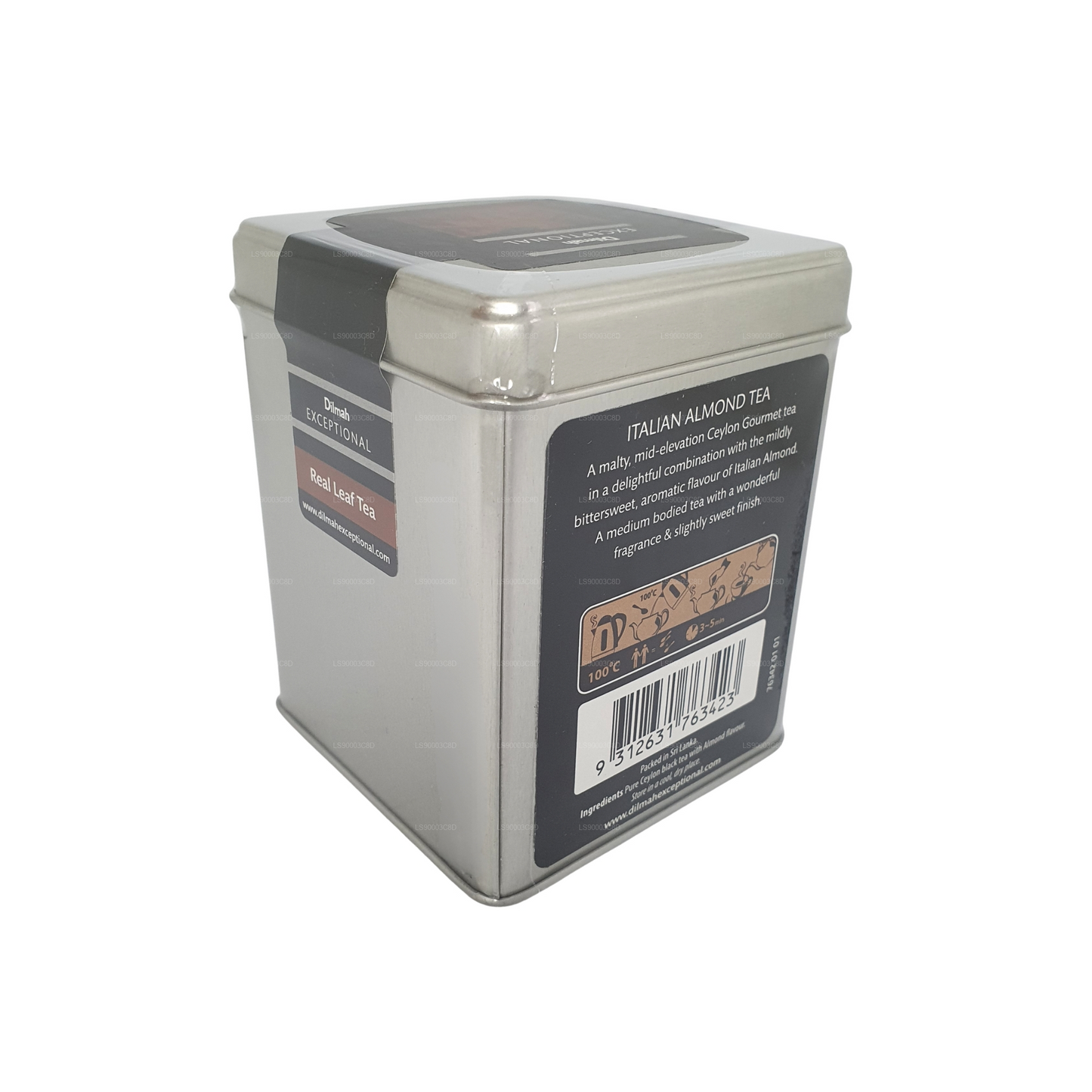 Dilmah Exquisiter Italienischer Mandeltee (100 g) Blechdose