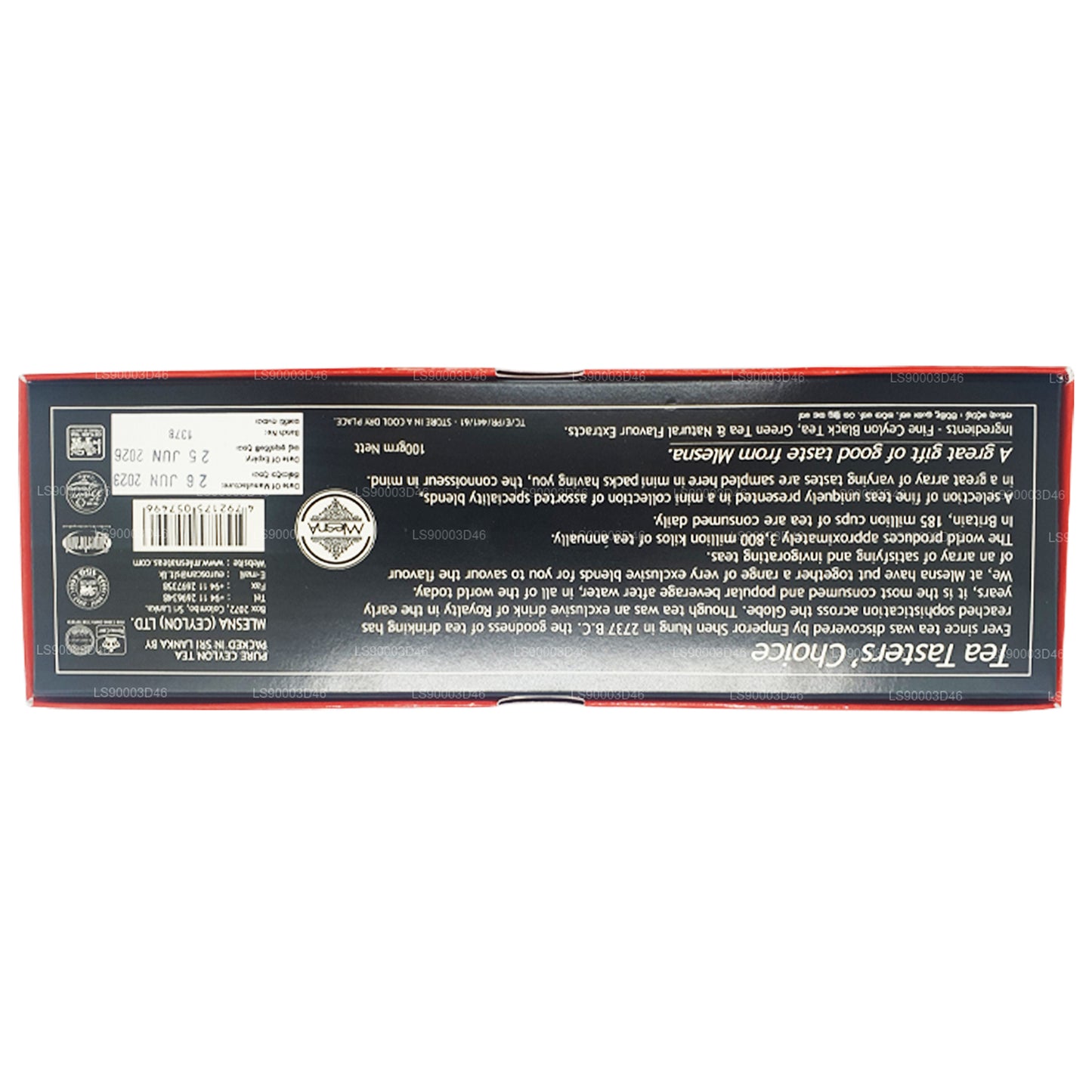 Mlesna Tea Taster's Choice 7 verschiedene Teesorten (100 g)