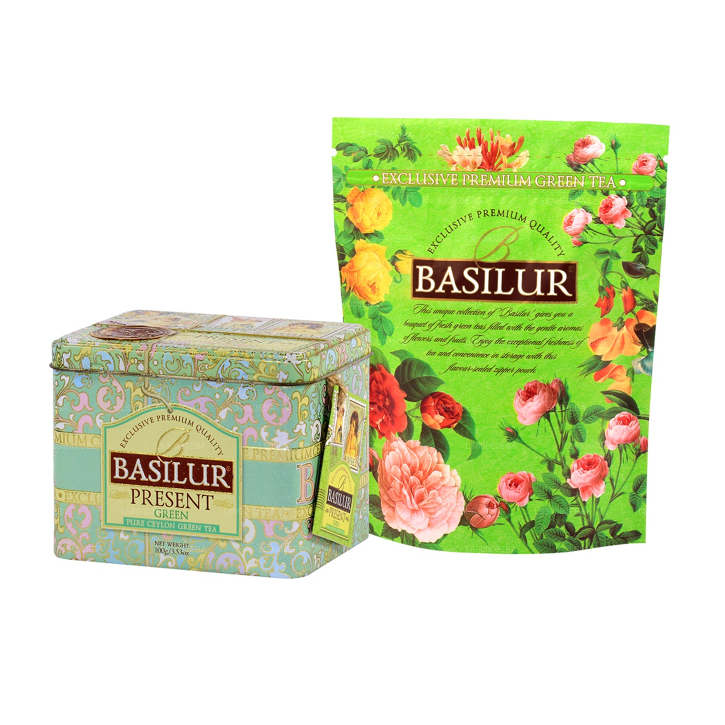 Basilur Present „Grün“ (100 g) Caddy