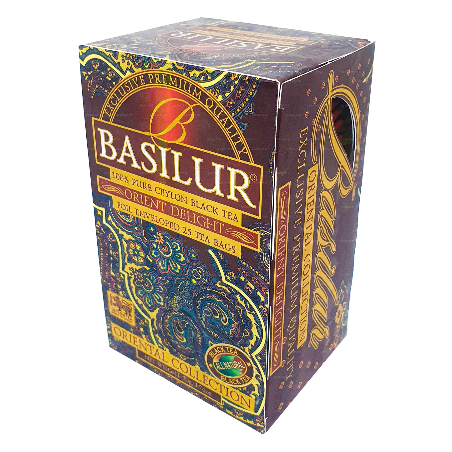 Basilur Oriental Collection Orient Delight Reiner Ceylon Schwarzer Tee (50g) 25 Teebeutel