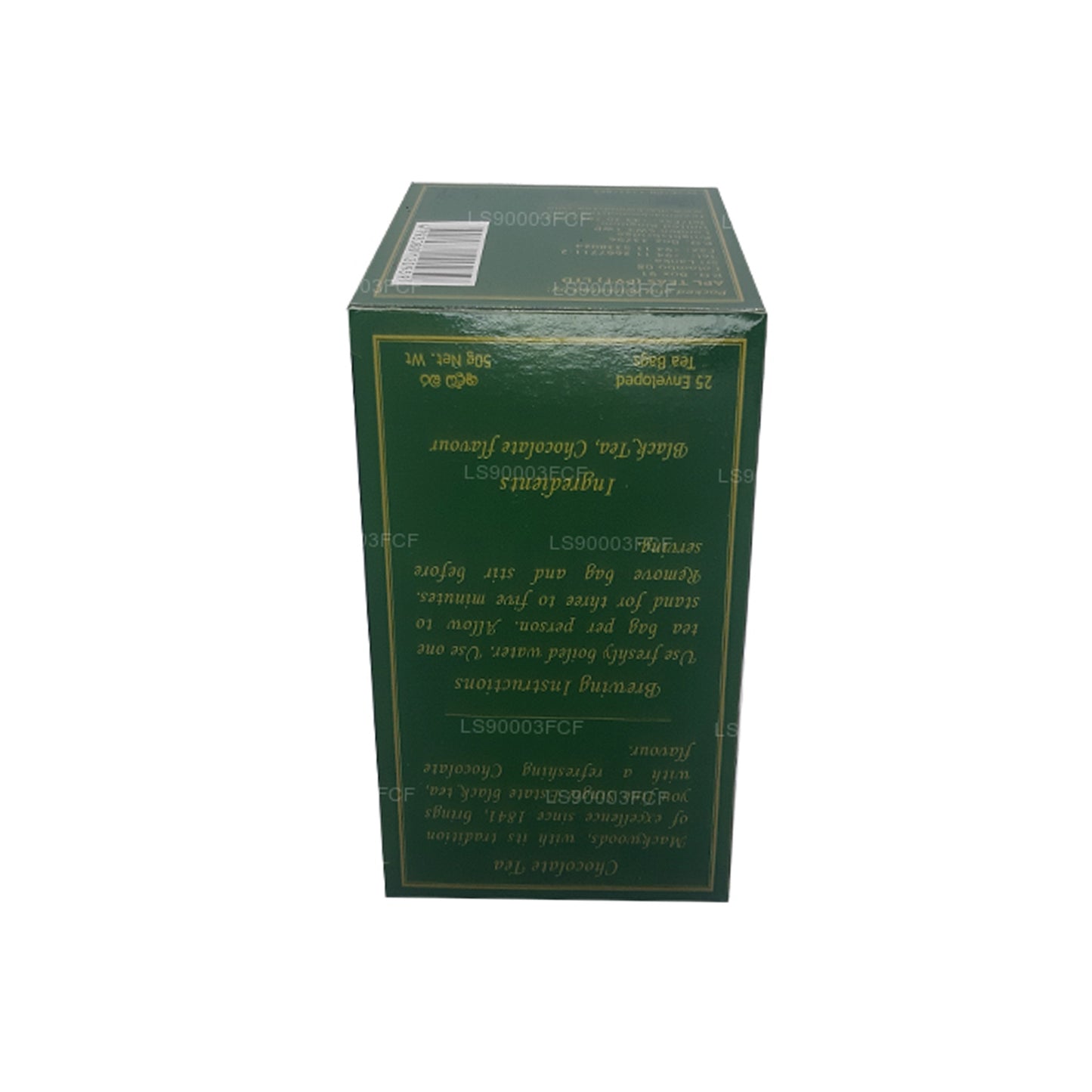 Mackwoods Single Estate Ceylon-Schwarztee mit Schokoladengeschmack (50 g), 25 Teebeutel