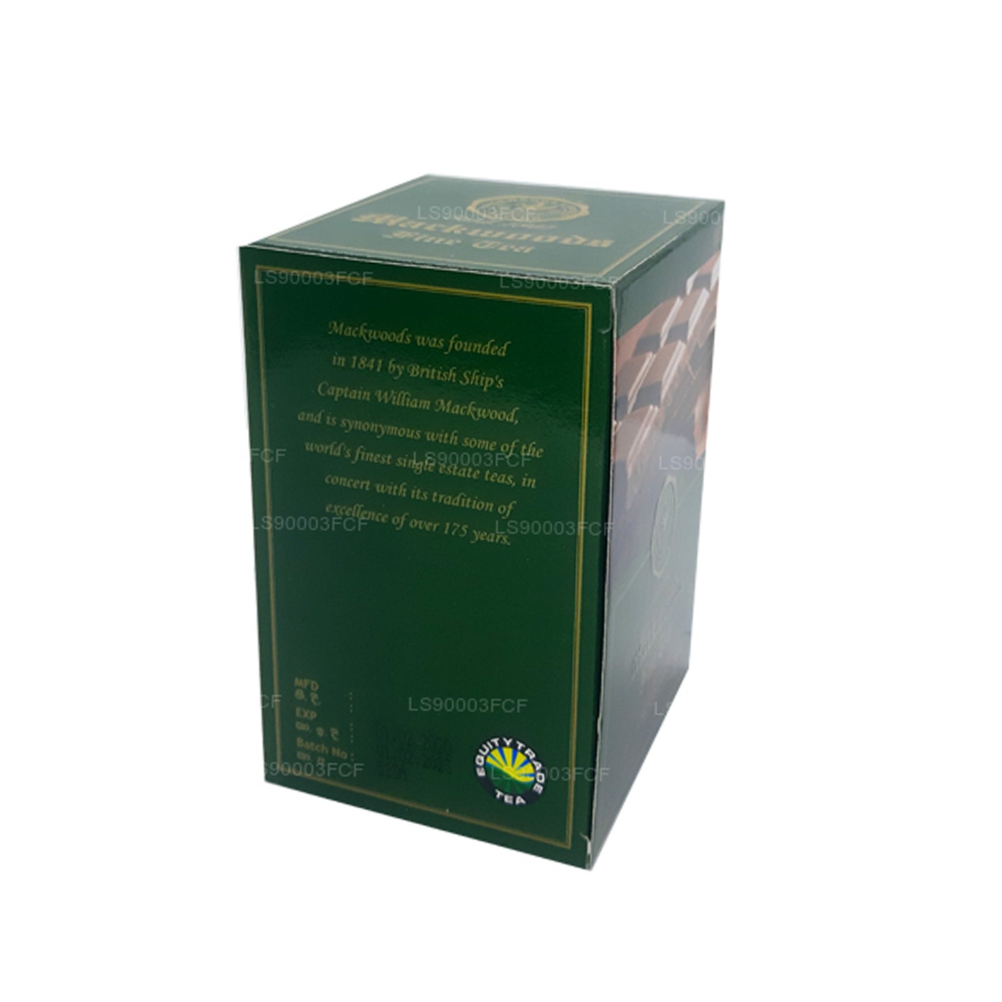 Mackwoods Single Estate Ceylon-Schwarztee mit Schokoladengeschmack (50 g), 25 Teebeutel