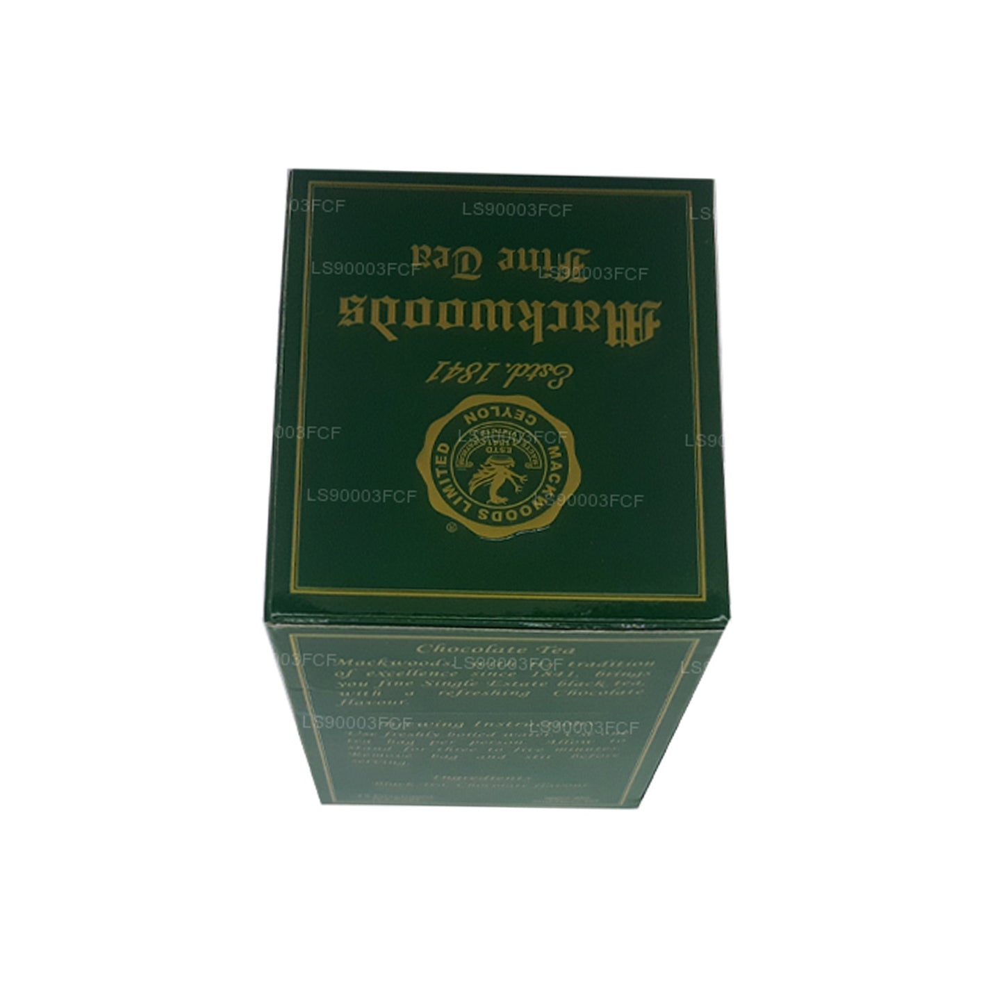 Mackwoods Single Estate Ceylon-Schwarztee mit Schokoladengeschmack (50 g), 25 Teebeutel