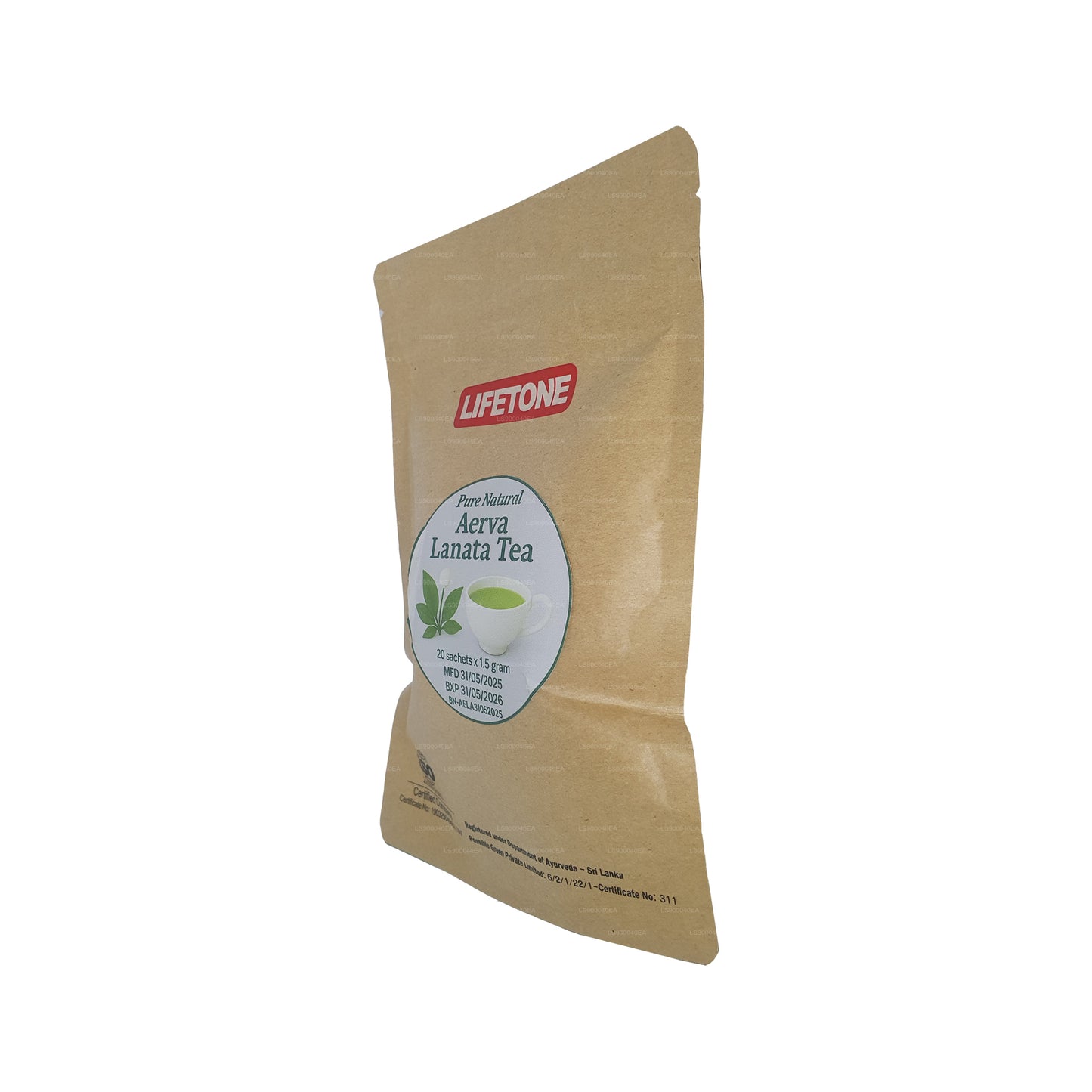 Lifetone (Polpala, Bergknötergras) Aerva Lanata (30 g) 20 Teebeutel